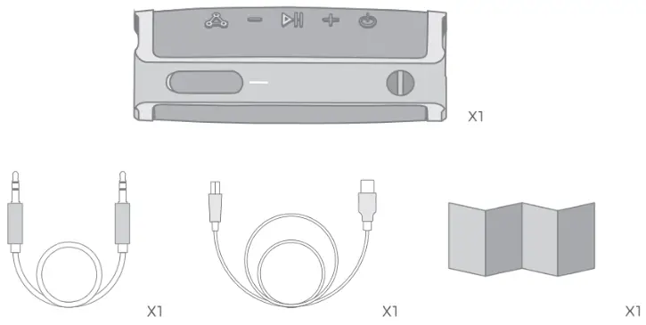 HiFuture SoundPro Bluetooth Speaker - Package List