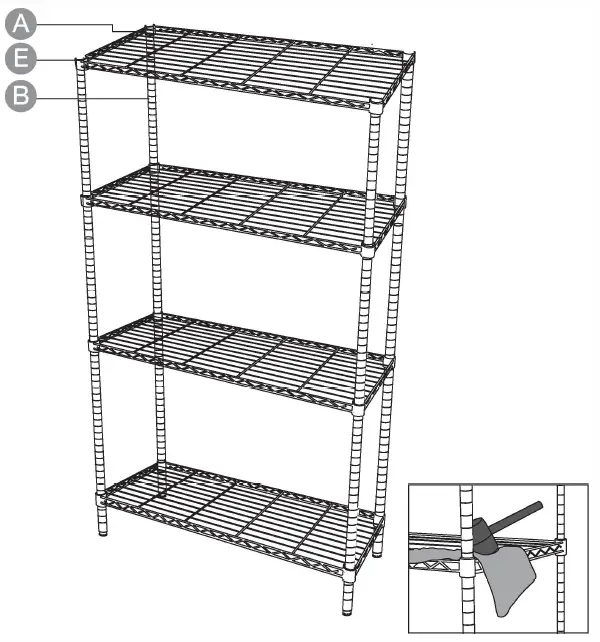 amazon-basics-B00NUS53CY-4-Shelf-Shelving-Unit- (11)