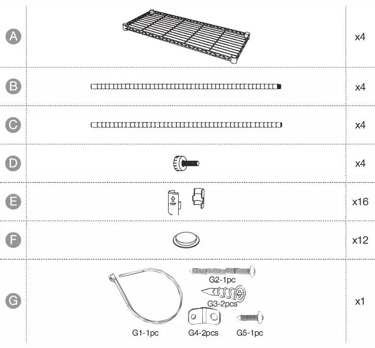 amazon-basics-B00NUS53CY-4-Shelf-Shelving-Unit- (2)