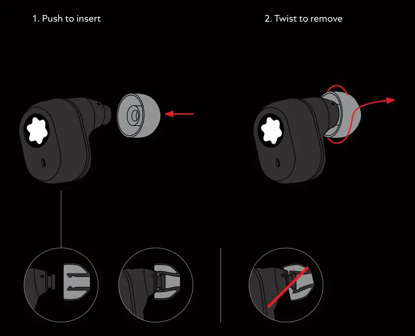 MONTBLANC MTB 03 In-Ear Headphones - Ear Tips
