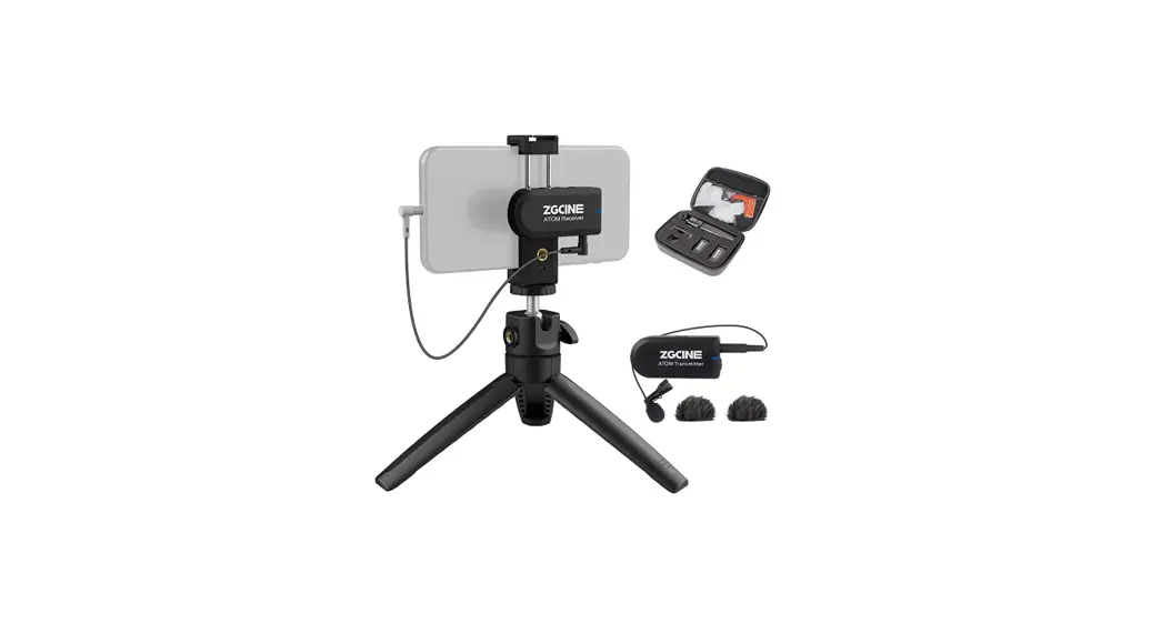 Zgcine Atom Smartphone Wireless Lavalier Vlogging Microphone Kit User Manual