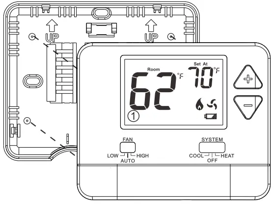 Amana MMW-2 Wireless Wall Thermostats fig 3
