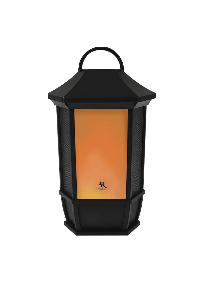 Acoustic Research 1694890 Rechargeable Wireless Speaker With Led Flickering Flame Light User Guide