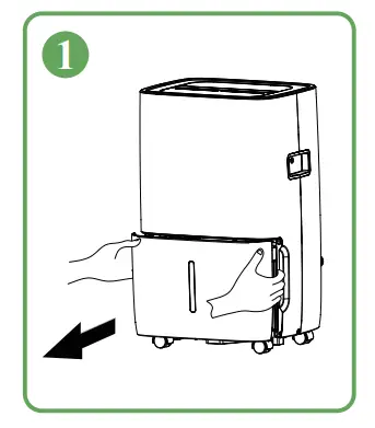 Emptying the Water Tank