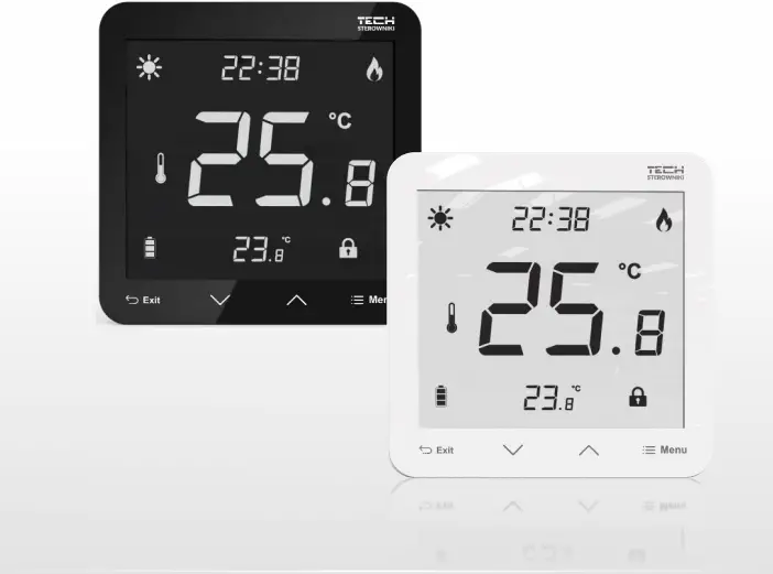 TECH CONTROLLERS EU-297 v3 Flush Mounted Room Regulator