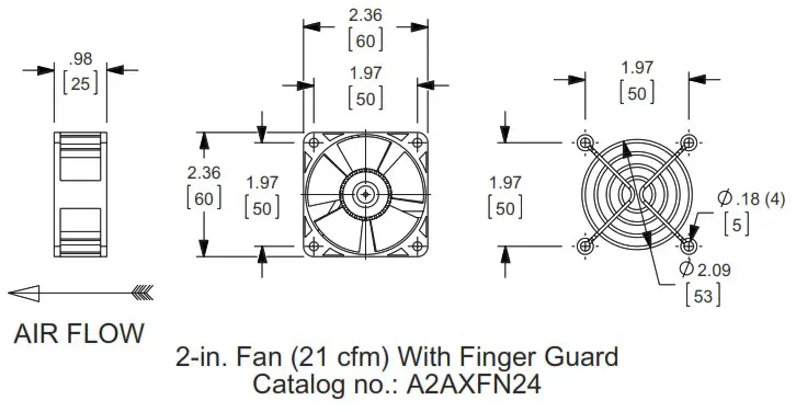 nVent HOFFMAN Compact Cooling Fans - Product Overview 4