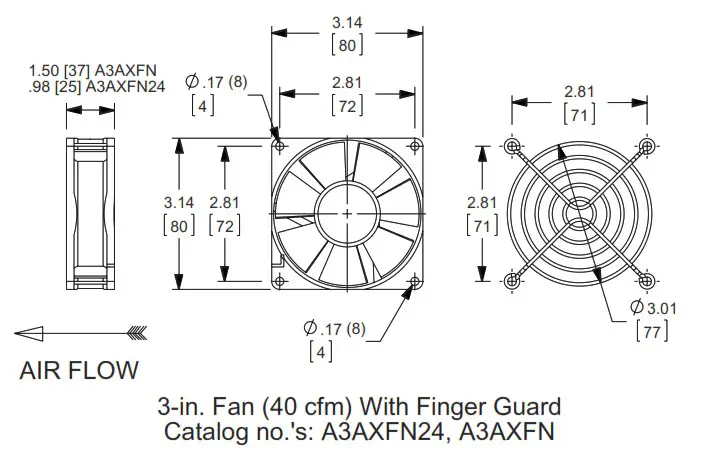 nVent HOFFMAN Compact Cooling Fans - Product Overview 5