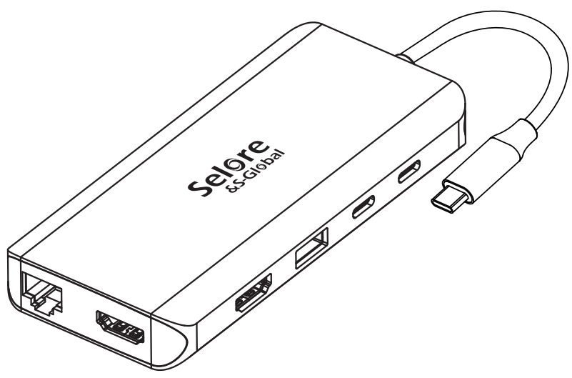 Selore S Global SEUC0215 USB C Docking Station Dual Monitor
