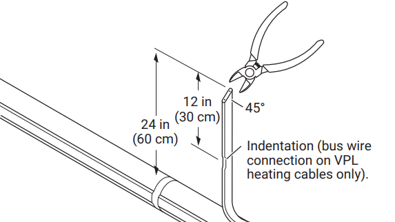 nVent RAYCHEM E-100-L-A High-Profile Lighted End Seal - (bus wire