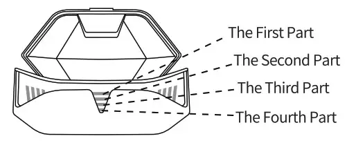 KMOUK KM-HTW006 Gaming True Wireless Earbuds - Charging Case Battery Indicator Light