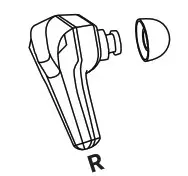 KMOUK KM-HTW006 Gaming True Wireless Earbuds - How to Wear