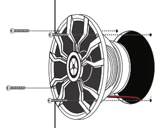ROCKVILLE RKL65MBW Marine Speaker - Installation 7