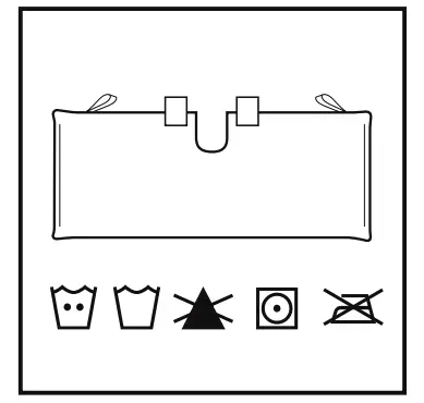 POCKET PAD CARE INSTRUCTIONS Figure 1