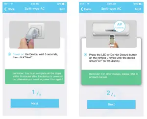 TESLA OSK102 Split Type Air Conditioner - enter “AP” mode.