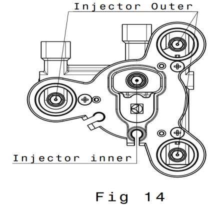 Electrolux EHG9251BC Gas Hob - Burner caps & crowns 2