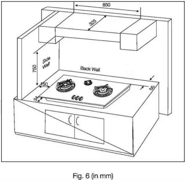 Electrolux EHG9251BC Gas Hob - Installation instructions