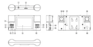 DUAL RECORDING WINDSHIELD CAMERA FEATURES