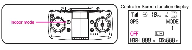 LENOXX FD1450 GPS Foldable Optical Flow Drone- Flight Funtion