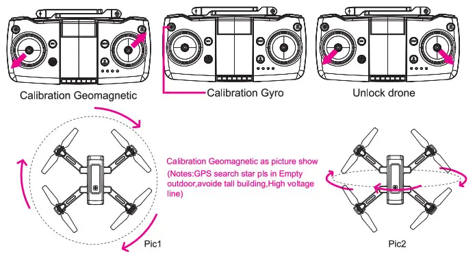 LENOXX FD1450 GPS Foldable Optical Flow Drone- GPS mode