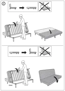 IKEA NYHAMN Sleeper Sofa - 04