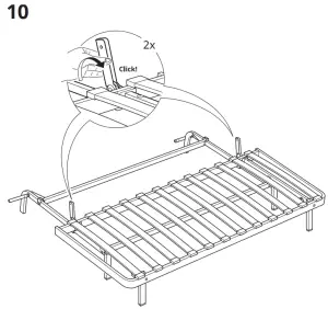 IKEA NYHAMN Sleeper Sofa - 10