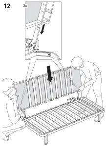 IKEA NYHAMN Sleeper Sofa - 12