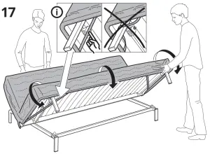 IKEA NYHAMN Sleeper Sofa - 17