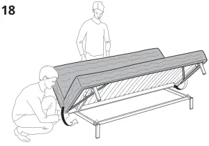 IKEA NYHAMN Sleeper Sofa - 18