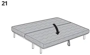 IKEA NYHAMN Sleeper Sofa - 21