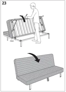 IKEA NYHAMN Sleeper Sofa - 23