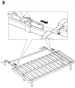 IKEA NYHAMN Sleeper Sofa - 8