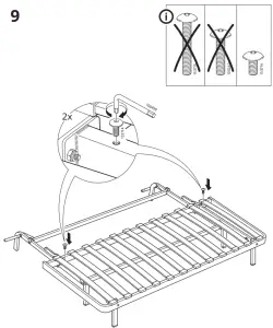 IKEA NYHAMN Sleeper Sofa - 9