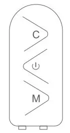 MagiAcous FX100 RGB Floor Lamp Music Sync User Manual - Manual Control by 3 Buttons