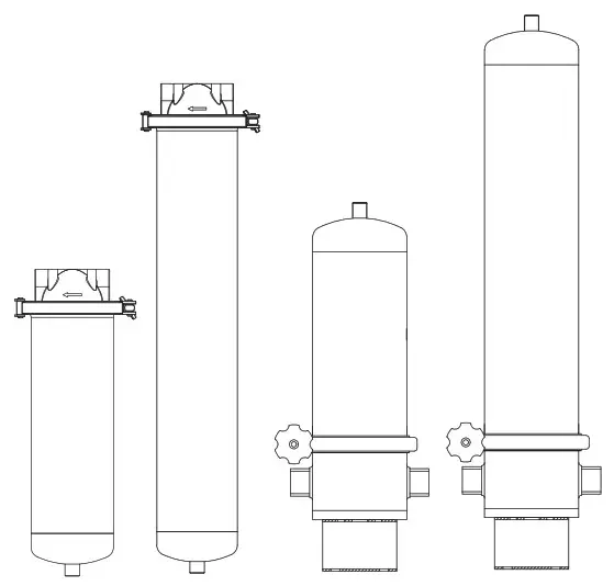 Puretec TSI Series TSI-MP Stainless Steel Water Filtration Housings - Cover