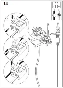 IKEA 404 518 73 SIMRISHAMN Chandelier 7 Armed - figure 14
