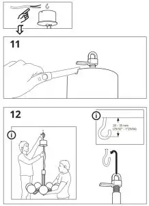 IKEA 404 518 73 SIMRISHAMN Chandelier 7 Armed - figure 17
