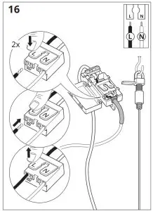 IKEA 404 518 73 SIMRISHAMN Chandelier 7 Armed - figure 20