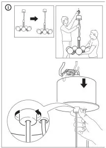 IKEA 404 518 73 SIMRISHAMN Chandelier 7 Armed - figure 23