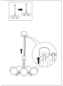 IKEA 404 518 73 SIMRISHAMN Chandelier 7 Armed - figure 26
