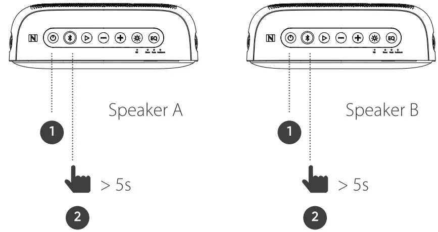 Tribit BTS35 Portable Wireless Speaker - mode