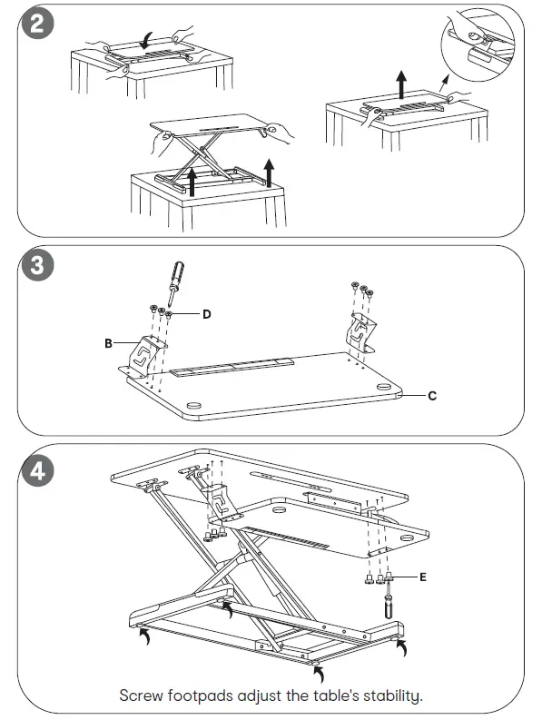 Kmart 43154098 Sit and Stand Desk FIG 5
