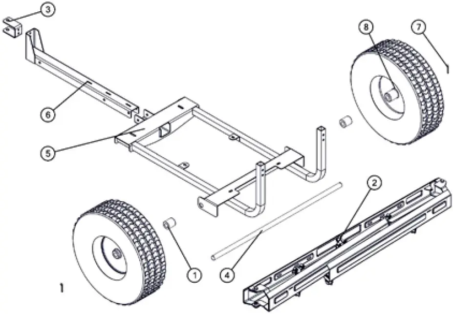 36 GALLON TRAILER FRAME BREAKDOWN