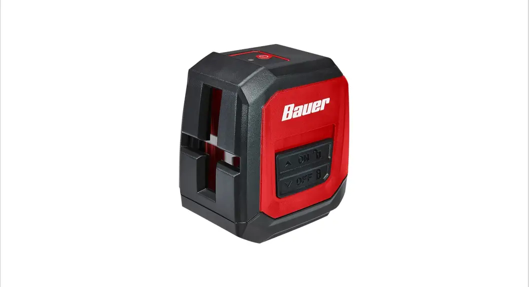 Bawer 20203l-b 40 Ft Self Leveling Cross Line Laser Level Owner's Manual