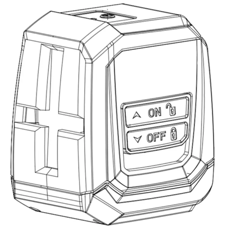 Bawer 20203LB 40 FT Self Leveling Cross Line Laser Level