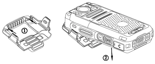Shenzhen Vtu Systems VT980 4G Body Worn Camera - Clip Bracket