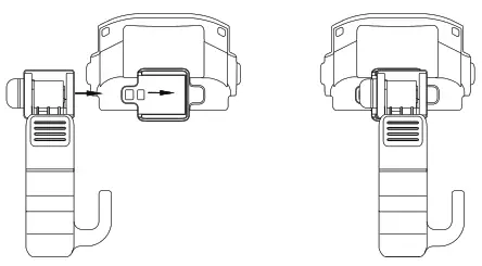 Shenzhen Vtu Systems VT980 4G Body Worn Camera - Clip Bracket1