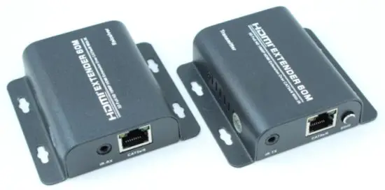 MyCableMart ZT T 505A 3D Full HD 1080P HDMI Extender Over Single CAT5e 6 With IR 60M