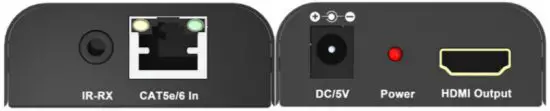 MyCableMart ZT T 505A 3D Full HD 1080P HDMI Extender Over Single CAT5e 6 With IR 60M - PANEL DESCRIPTIONS 2