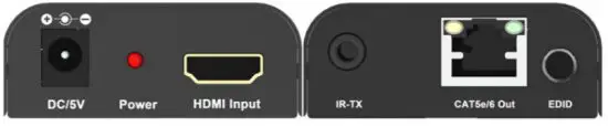 MyCableMart ZT T 505A 3D Full HD 1080P HDMI Extender Over Single CAT5e 6 With IR 60M - PANEL DESCRIPTIONS