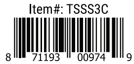 TOLEDO TSSS3C Self Stick Door Sweep - Bar code
